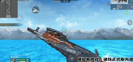 AWM-末日审判与加特林-末日审判特写，AWM枪头开合，加特林高速旋转枪管喷出火光