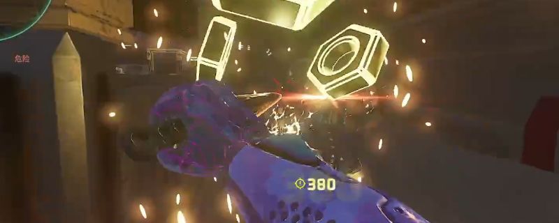 《死域Rogue》区域三交叉火力任务战斗场景，敌人从多个方向发动密集弹幕攻击，角色在狭窄通道中闪避