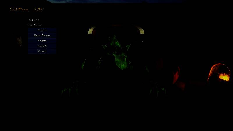 幽灵附身人类场景，受害者双眼泛白，表情扭曲，周围人群惊恐逃散