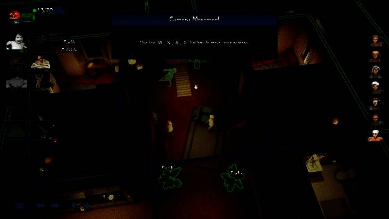 女妖在月光下的屋顶尖叫，紫色能量波扩散，下方小镇笼罩在迷雾中