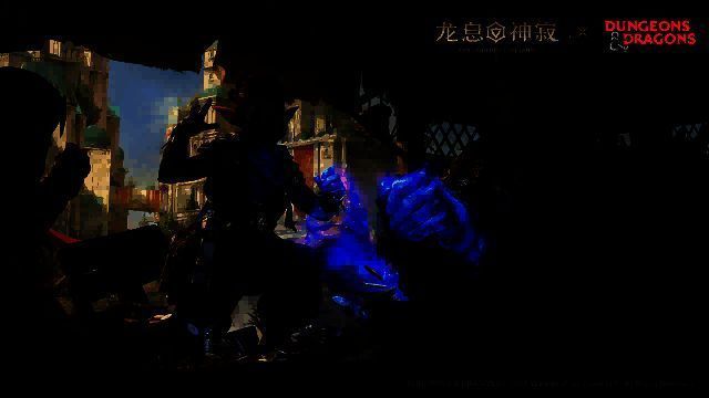 毕格比施展巨型魔法之手操控战场的震撼场景，能量漩涡中浮现出扭曲的空间裂隙