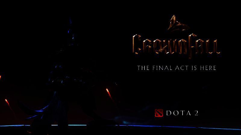 新英雄凯手持长刀站立于冰原之上，身后是破碎的宫殿遗迹，天空乌云密布