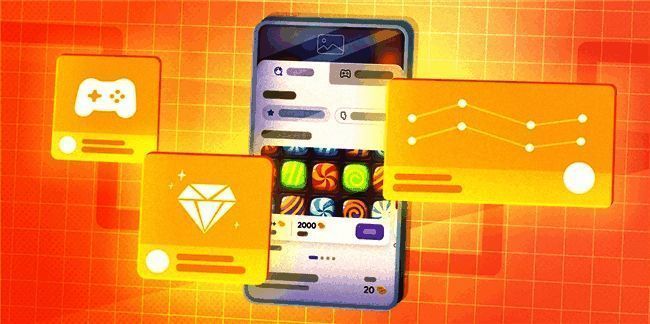 Mistplay LoyaltyPlay功能界面展示，用户可在不同应用中完成游戏任务获取积分奖励