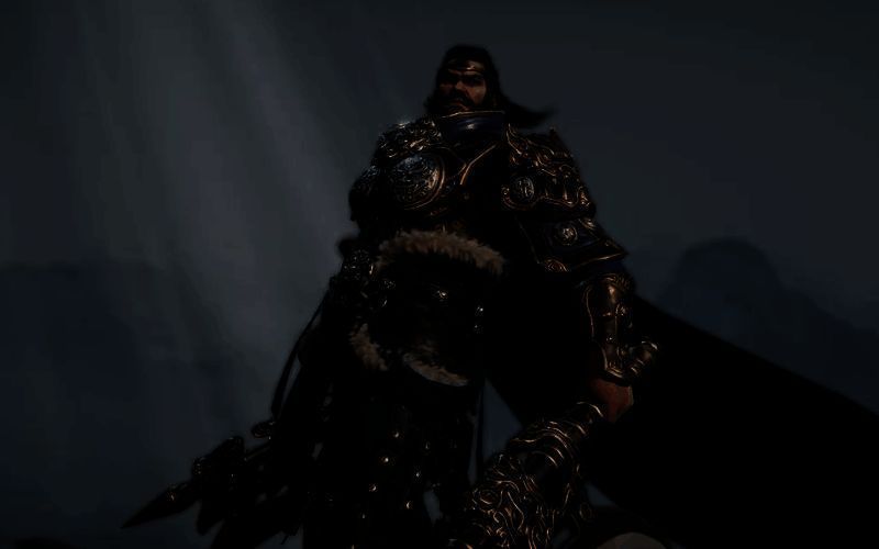 典韦技能面板展示，包含怒气技能‘古之恶来’和被动‘虎贲之力’的详细说明