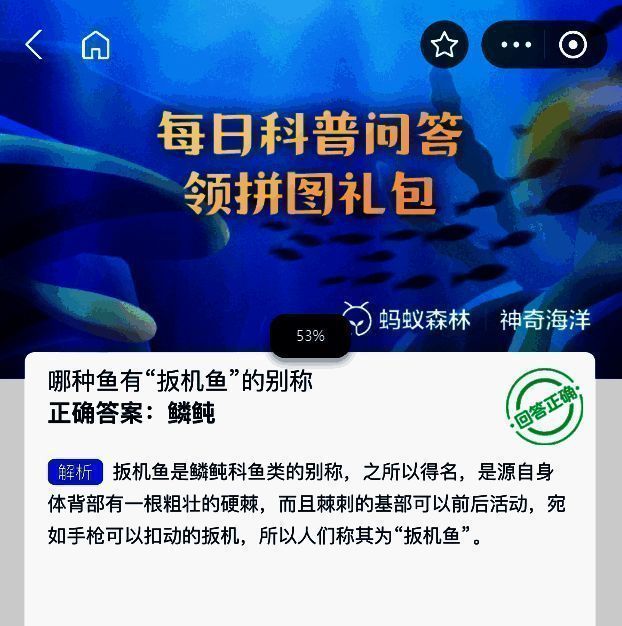 鳞鲀鱼类解剖示意图，突出展示其背部类似扳机的硬棘结构