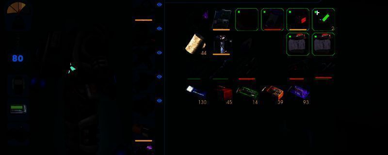 《非生物因素》中安保手枪升级前后对比图，展示加装消音器与连发功能的满级形态