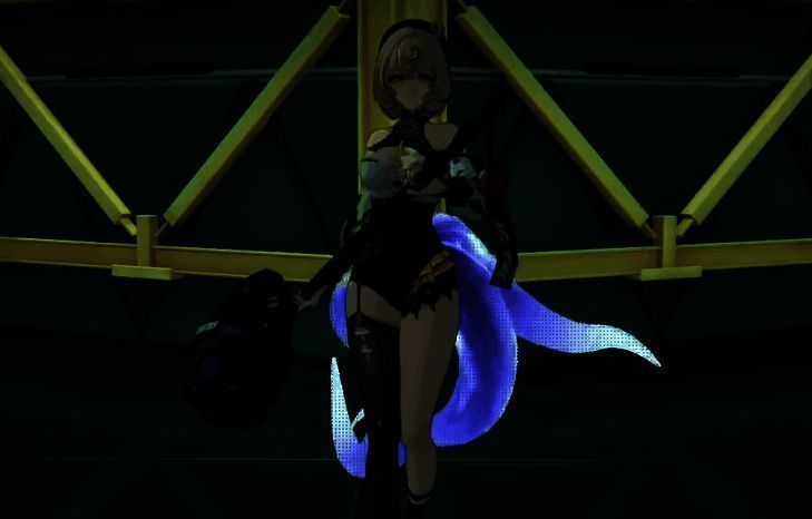 伊德海莉在蓄力时被击中，画面出现闪白特效并快速推进至下一蓄力阶段，展现受身机制触发过程