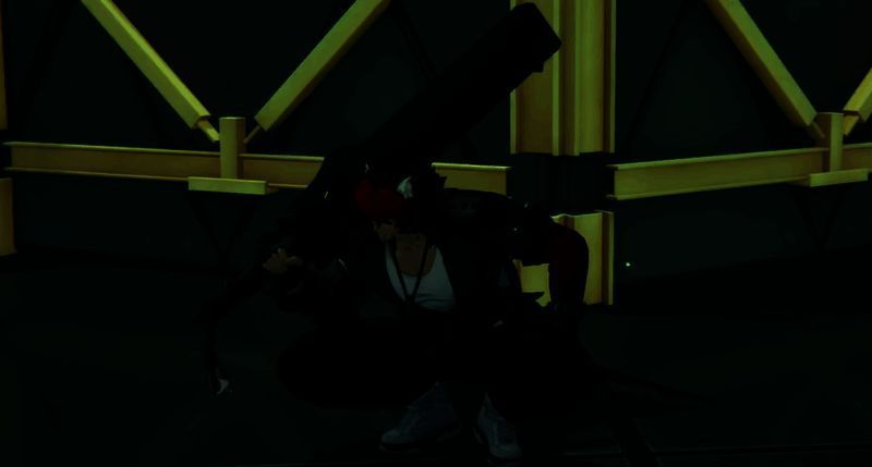 狛野真斗施展普攻连段动画，刀光闪烁伴随火焰轨迹，最后一击引发地面爆燃