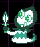 《三角符文》角色Hathy立绘展示，身披暗紫色长袍，面部带有符文印记，眼神中透露出孤独与期待