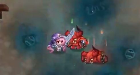 莉耶释放连锁技瞬间，球体飞向敌群引发大范围爆炸，画面充满动感与力量感