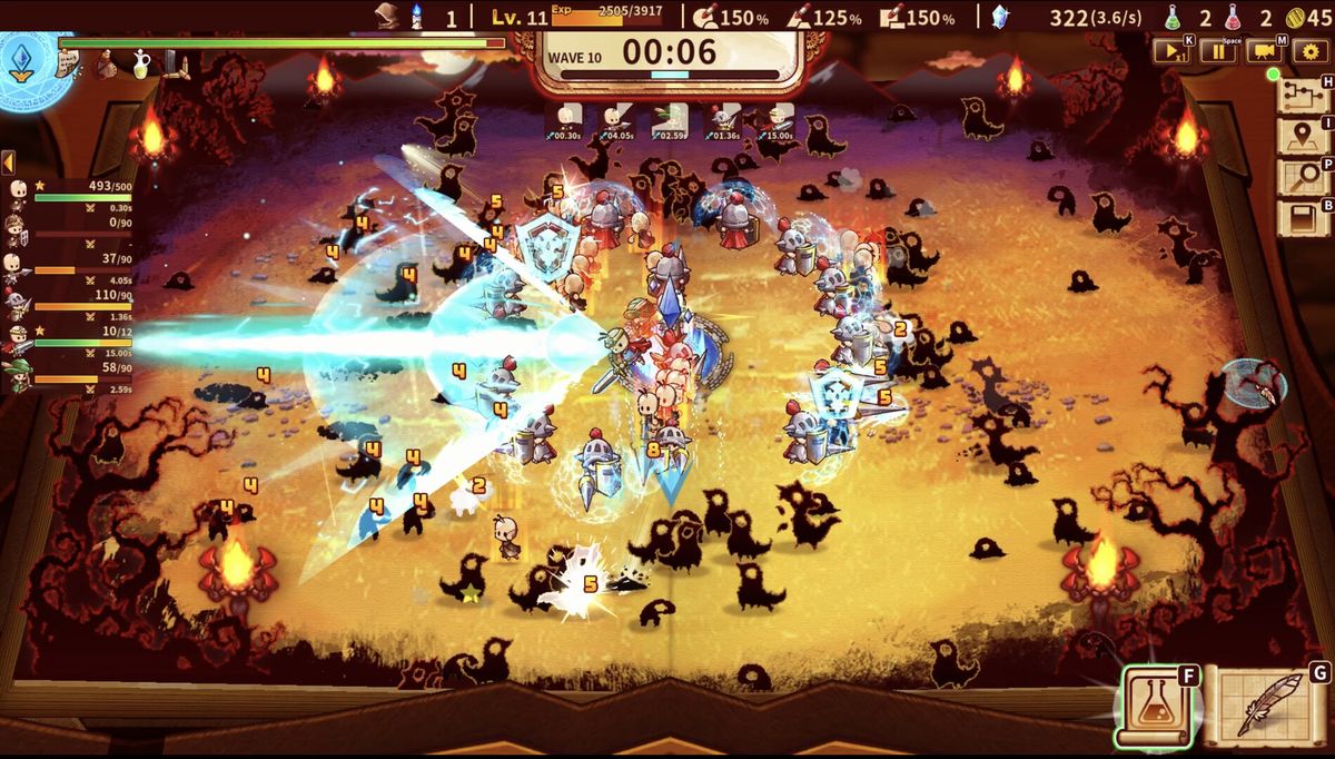 开发者寄语页面，手绘风格文字表达对玩家的欢迎与感谢