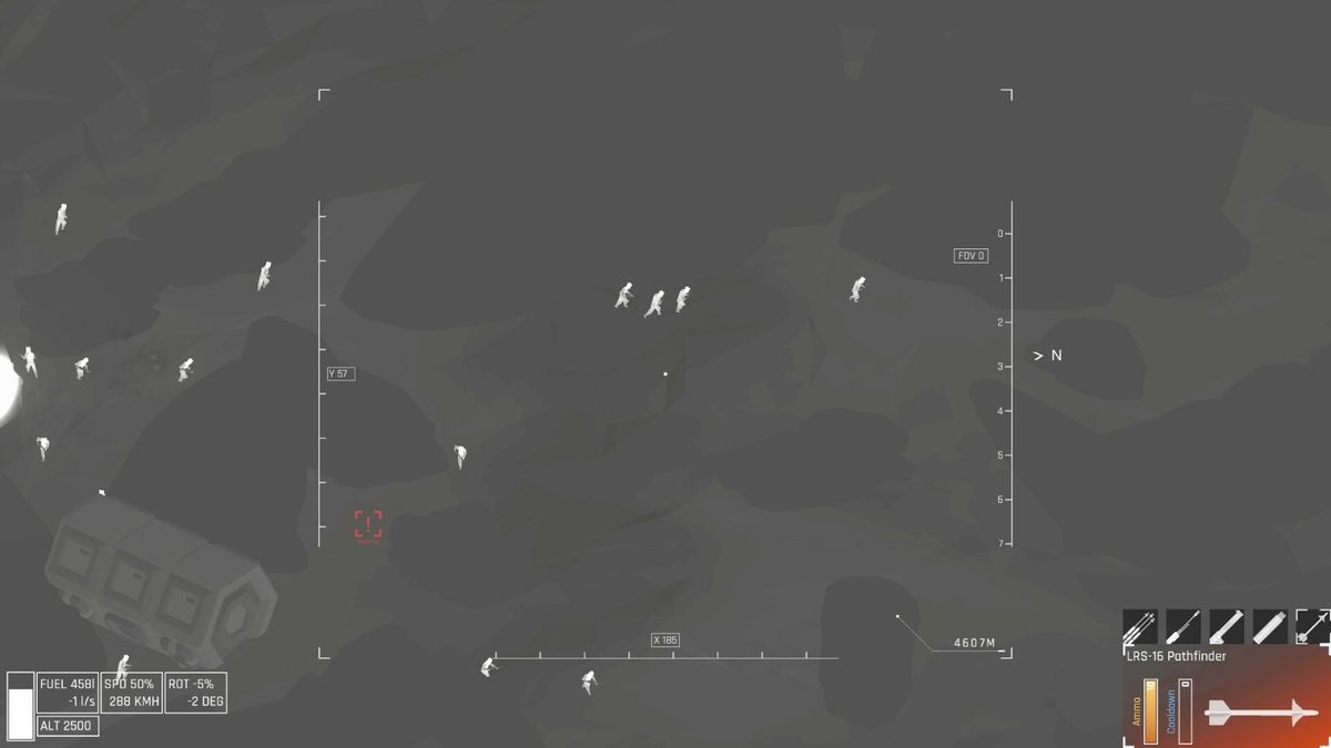 炮艇内部驾驶舱视角，仪表盘与武器控制系统细节丰富