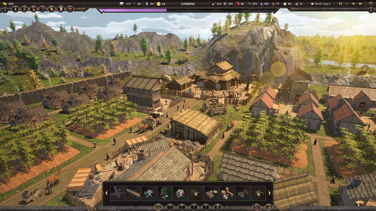 玩家在游戏内进行决策界面截图，左侧显示NPC请愿事件，右侧为不同选择带来的后果预览