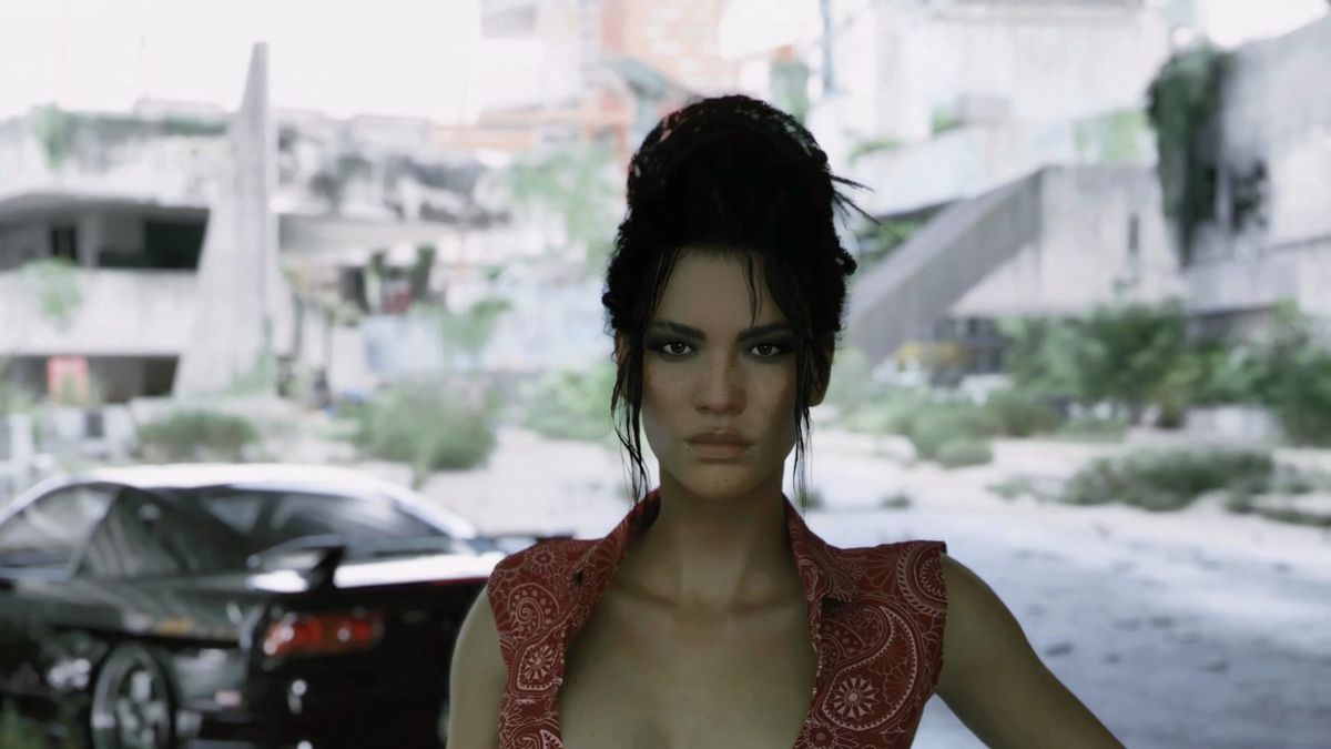 Netflix《巫师》剧集中利维亚的杰洛特骑马穿越森林的剧照