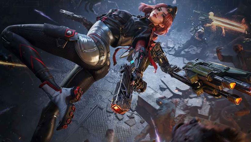 玩家在废弃空间站搭建防御工事，四周僵尸逼近，紧张氛围拉满