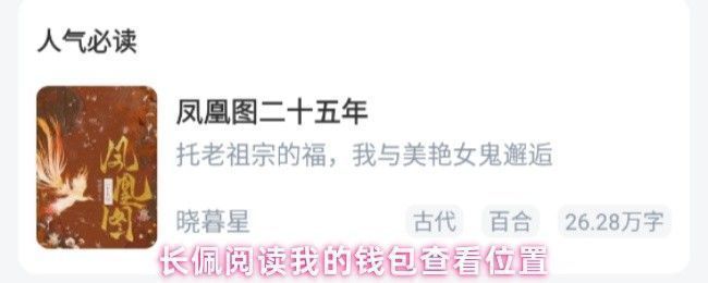 用户点击手机上的长佩小说应用图标，准备进入阅读平台主页