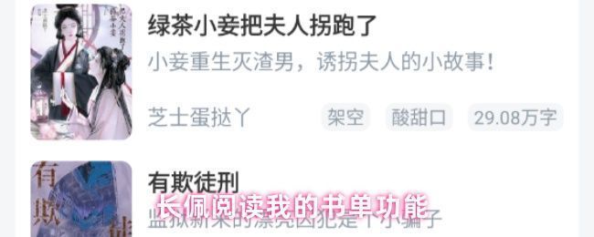 用户点击手机桌面上的长佩小说应用图标，准备进入阅读主页