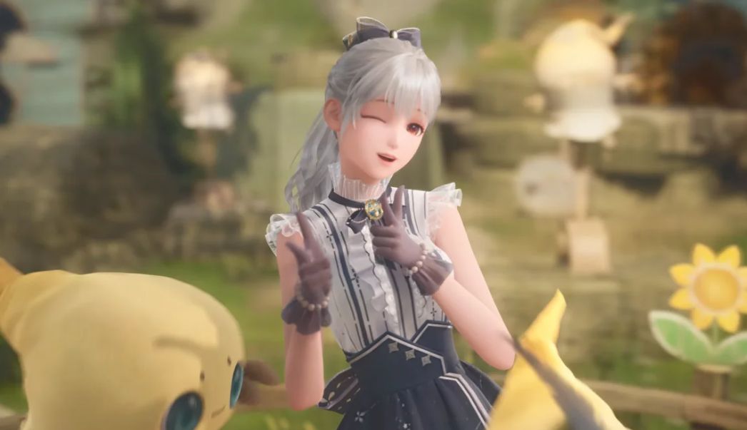 《无限暖暖》角色换装界面展示，多套华丽服装陈列，界面精美流畅