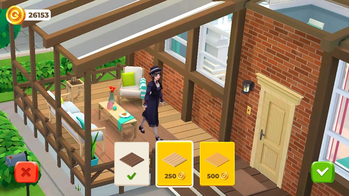 米娅身穿古代公主服饰，站在城堡风格房间中，背景为华丽壁画与吊灯