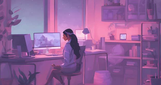 图表展示欧洲游戏行业从业者裁员比例，21%曾被解雇，其中部分已再就业，部分仍失业