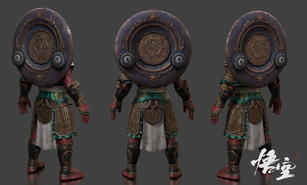 蜘蛛精与环境互动设定，蛛丝缠绕古庙梁柱，营造出陷阱密布的战斗场景