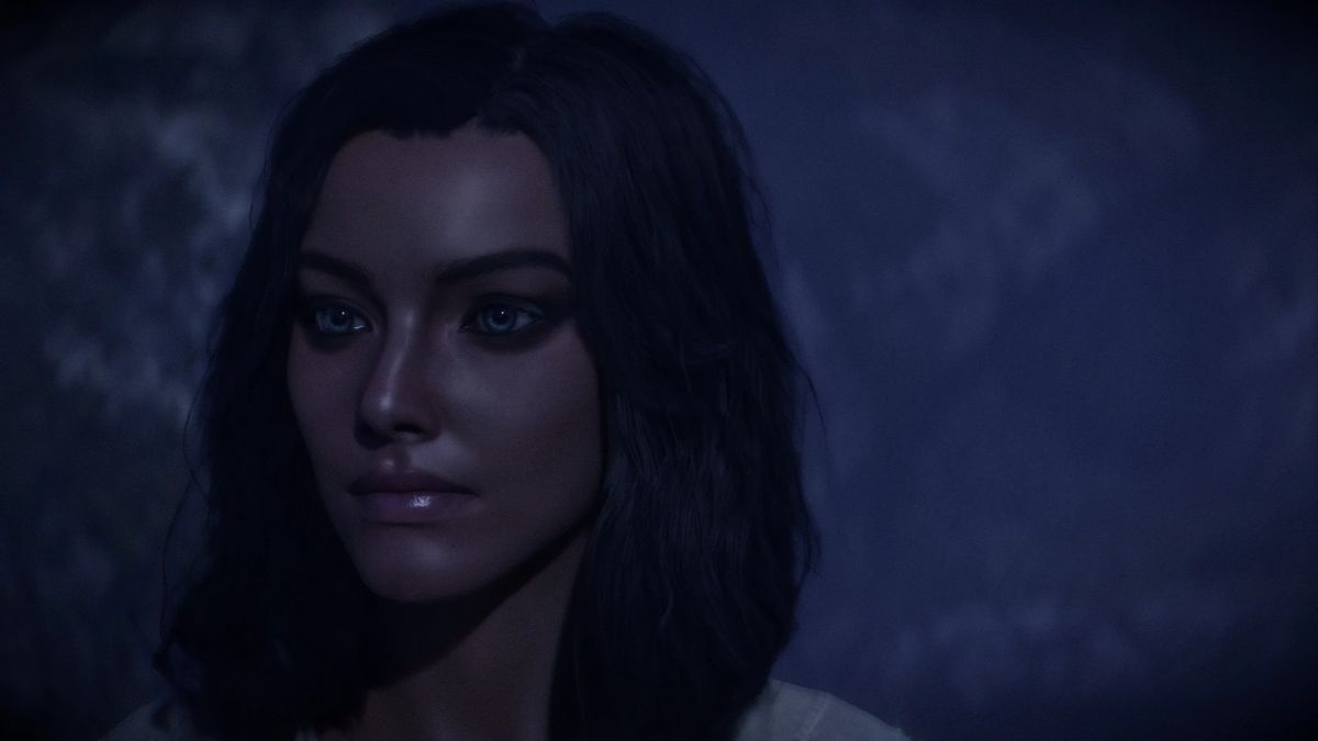 Mod作者Dahaka002011发布的《星球大战：亡命之徒》女主角外观改进对比图，展示角色面部细节显著提升