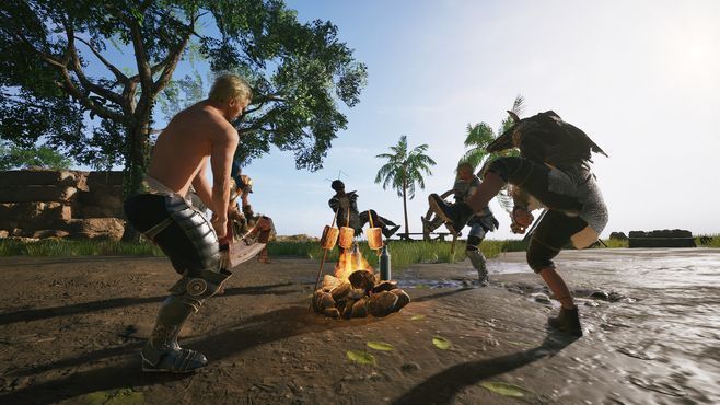 技能树界面展示，左侧为体能分支，右侧为制造与科技分支，界面风格暗黑科技感十足