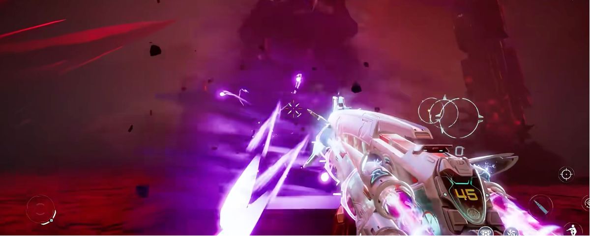 塔防模式 gameplay 截图，玩家在星港地图布置炮台与陷阱，敌军正从多个通道逼近