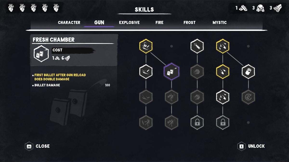 地图探索画面，显示多个已解锁地块与未知区域，角色正前往新区域探路