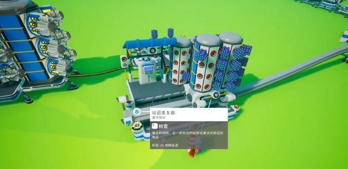 玩家角色驾驶改装过的越野车穿越沙漠地形，车后拖拽着装满矿石的拖车，天空中雷电交加