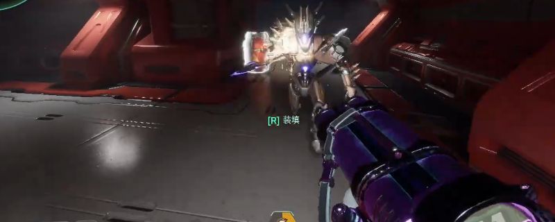 《死域Rogue》区域1近距离战斗任务界面展示，玩家持喷子对敌，场景昏暗充满紧张氛围