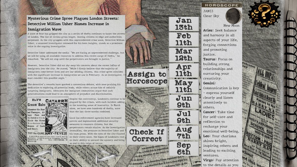 米妮站在泰晤士河畔凝望黑暗河面，远处工厂烟囱冒烟，天空阴沉，象征未知威胁