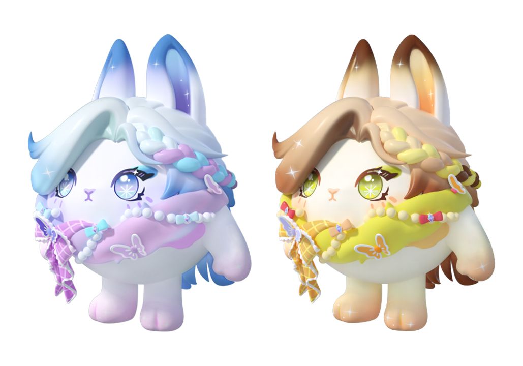 黛丽在片场休息时微笑着打开果酱罐，周围有工作人员和蛋仔粉丝围观，气氛温馨