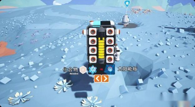 玩家建造的外星基地全景，包含太阳能阵列、氧气生成塔、仓库模块和停靠的越野探测车