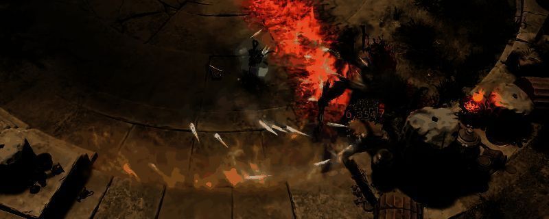 《泰坦之旅2》中冰法角色释放寒冰风暴技能，画面充满蓝色冰晶特效，敌人被冻结并炸裂