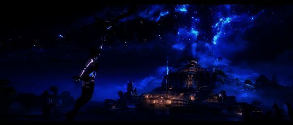 游戏场景展示：雪原、森林、城市废墟等多种地貌交织的开放世界