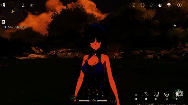 游戏角色立绘展示，三位主角站成一排，服饰风格各异，气质鲜明