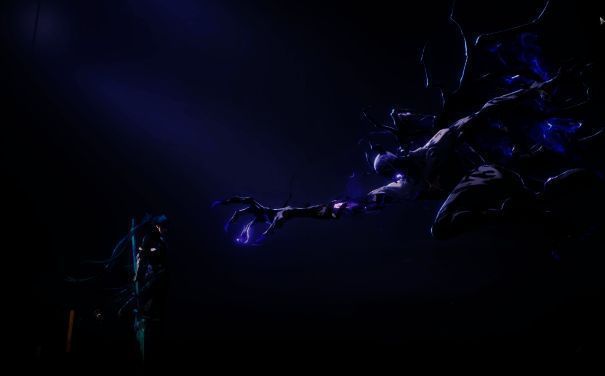 游戏角色在空中连续打击敌人，技能特效绚丽，战斗节奏紧凑