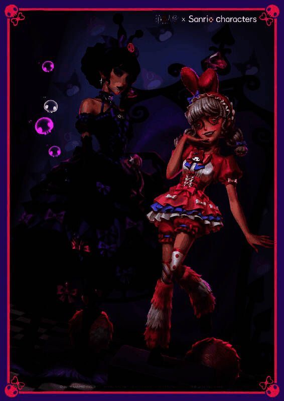 多款联动角色立绘展示，包括P5R风格角色与三丽鸥经典形象同框出现