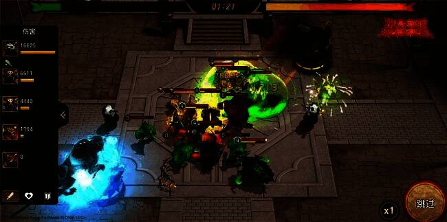 玩家在游戏中建造的和平谷全景图，包括农田、商铺和防御塔