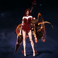 双剑快速连击，周围浮现多个小型时钟投影