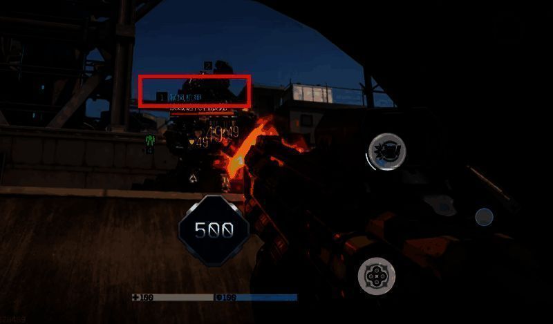 暴风机甲A型发射火箭弹的战斗场景，爆炸火光四溅，掩体被摧毁