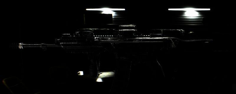 《战地6》游戏中M433突击步枪在战场环境中的实机展示，枪身细节清晰，背景为城市废墟