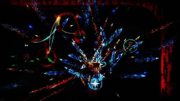 玩家操控角色在迷宫中施放多重魔法，敌人被爆炸与雷电包围，画面充满动态特效