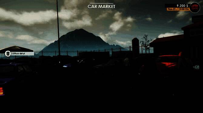 游戏内车辆展示厅界面，多款不同品牌和类型的汽车整齐排列，灯光聚焦在展车之上