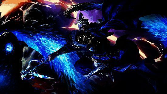 孙尚香与界刘备双人皮肤展示图，两人并肩而立，衣袂飘飘，背景为樱花盛开的庭院