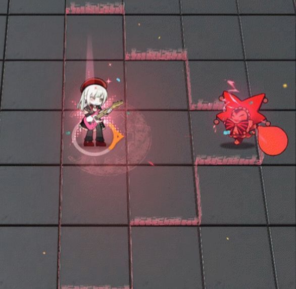 玩家在编队界面选择若叶睦与其他Ave Mujica干员组成联动阵容的截图