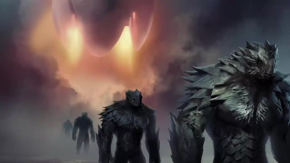 觉醒之熊与人类角色的对话场景