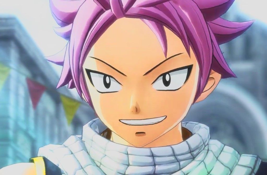 《妖精的尾巴2》游戏场景截图，展示角色集结准备迎战黑龙的紧张氛围