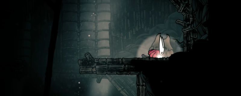 空洞骑士：丝之歌中灰沼区域地图截图，标记出首个忆境纪念盒的位置